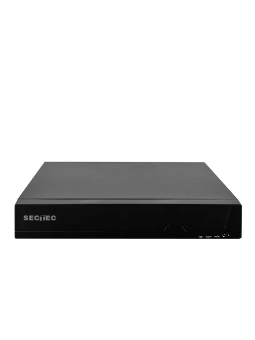 SECTEC Цифровой IP видеорегистратор 12МП со встроенным POE 4 порта, черный, фото 2