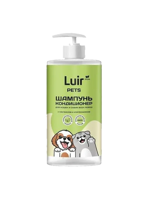 LUIR Pets Шампунь-кондиционер для кошек и собак, 460 мл, 460 мл, фото 4