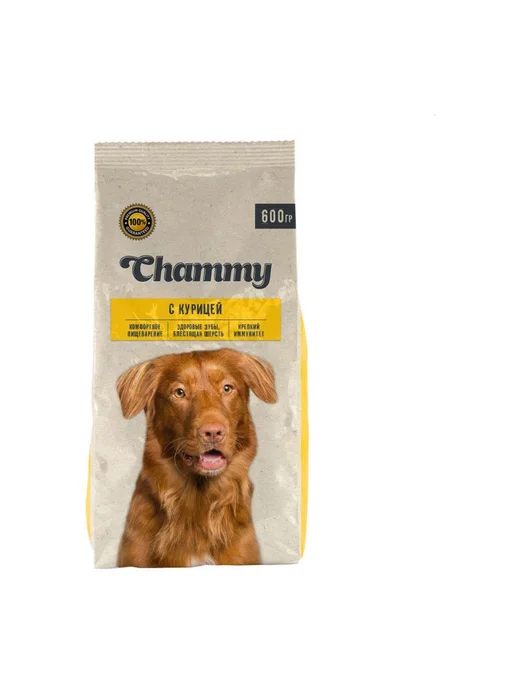 Сухой корм Chammy для собак, мелкие, курица, 0,6 кг