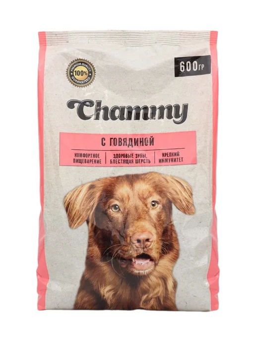 Сухой корм Chammy для собак, мелкие, говядина, 0,6 кг, фото 2