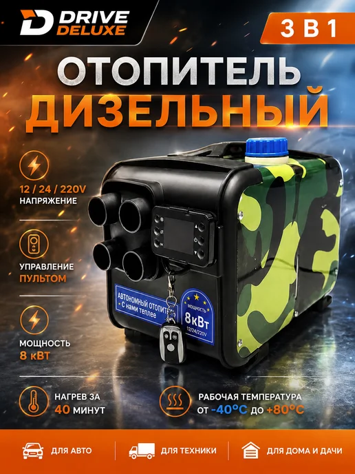 Seller Express Автономный воздушный отопитель 3 в 1, вариант, фото 2