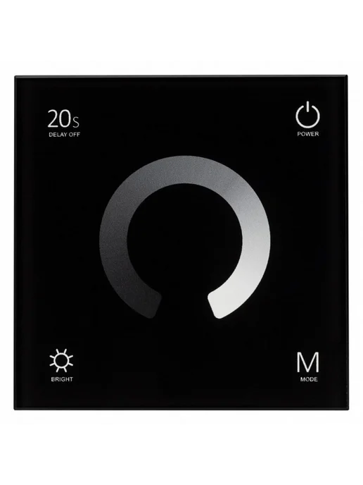 Arlight Панель-диммер сенсорный встраиваемый SMART 034778, черный, фото 3