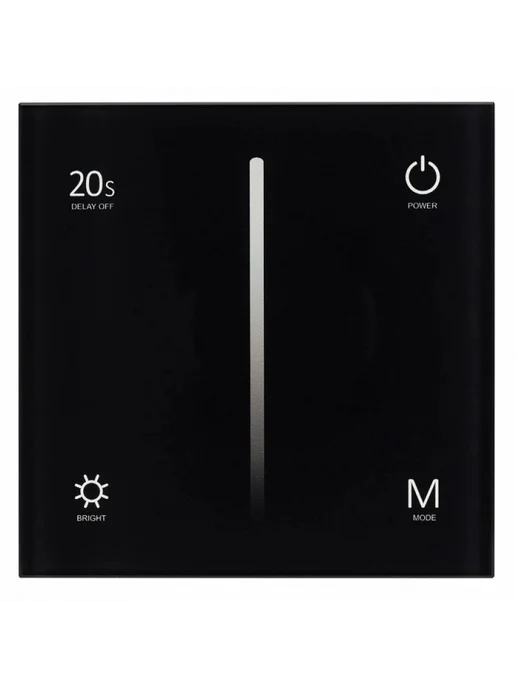 Arlight Панель-диммер сенсорный встраиваемый SMART 028113, черный, фото 2