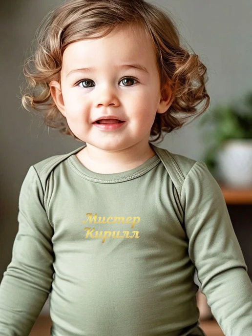 shtilon Боди Мистер Кирилл, зеленый