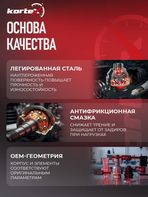 Kortex ШРУС наружный Мерседес-Бенц Vito, вариант, фото 4