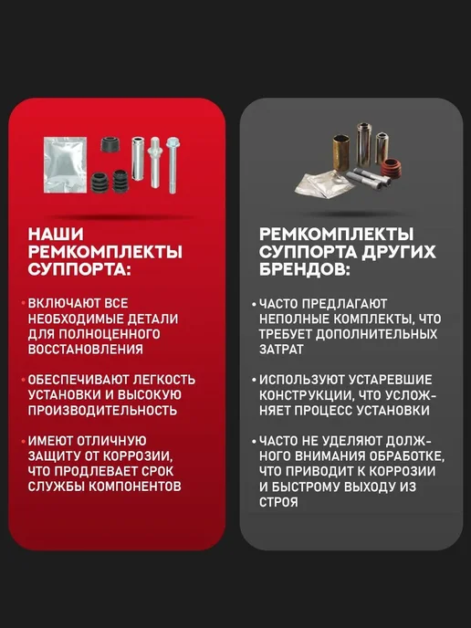 Kortex Ремкомплект суппорта Ниссан Альмера, вариант, фото 5