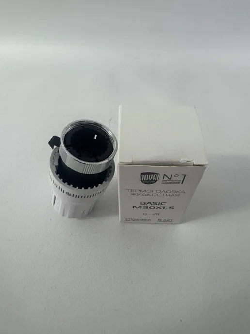 Royal Thermo Термоголовка на радиатор жидкостная, M30 x 1,5 (белый) 5шт, 5 шт, фото 5