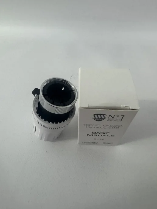 Royal Thermo Термоголовка на радиатор жидкостная, M30 x 1,5 (белый) 5шт, 5 шт, фото 7