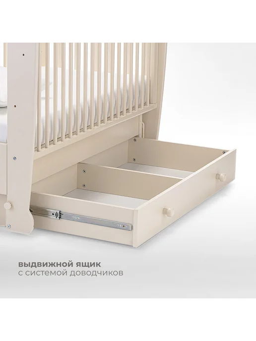 Nuovita Кроватка для новорожденного с маятником 120х60 Parte Swing, 120x60, фото 4