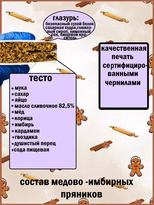 Пряничный мастер имбирные пряники на день отца, вариант, фото 2