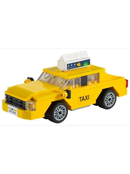 LEGO Конструктор Creator 40468 Жёлтое такси, 124 дет, желтый, фото 3