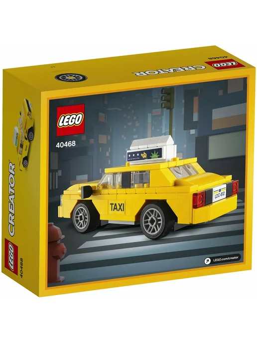 LEGO Конструктор Creator 40468 Жёлтое такси, 124 дет, желтый, фото 5