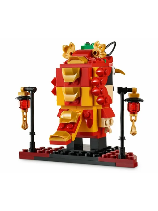 LEGO Конструктор BrickHeadz 40354 Танец дракона, 170 дет, красный, фото 3