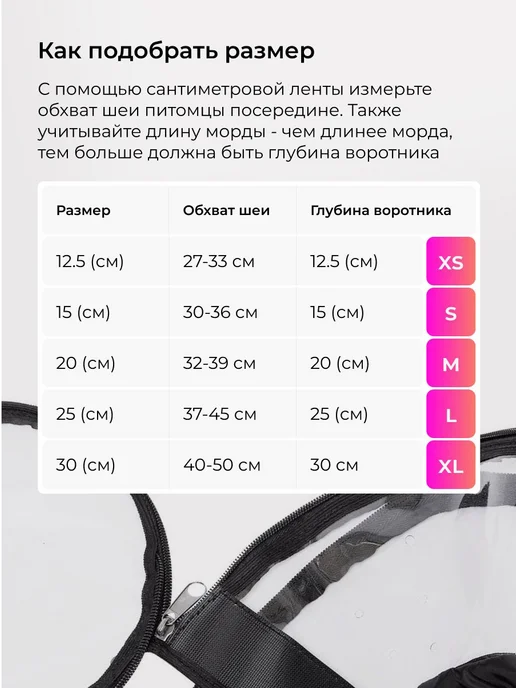 Воротник для оксигенотерапии AniMall 15 см, вариант, фото 2