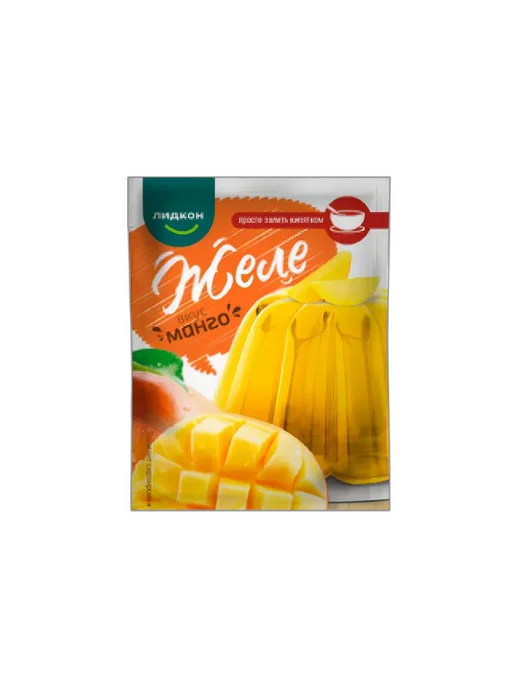 ЛИДКОН Желе вкус «Манго» 5 упак. по 80г, 80 г, фото 2