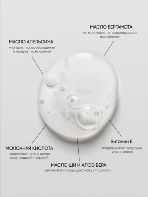 Furba cosmetic Гель для душа Granada с маслами бергамота и апельсина 300 мл, 300 мл, фото 5