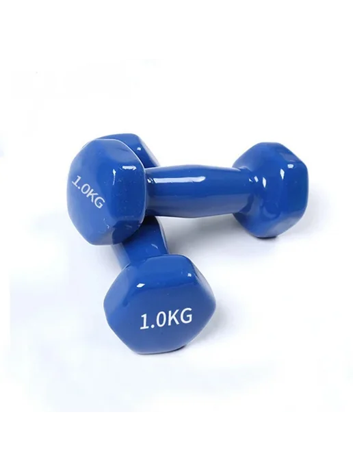 JSport Гантели для фитнеса 1 кг 2 шт, 1 кг, 2 шт, фото 2