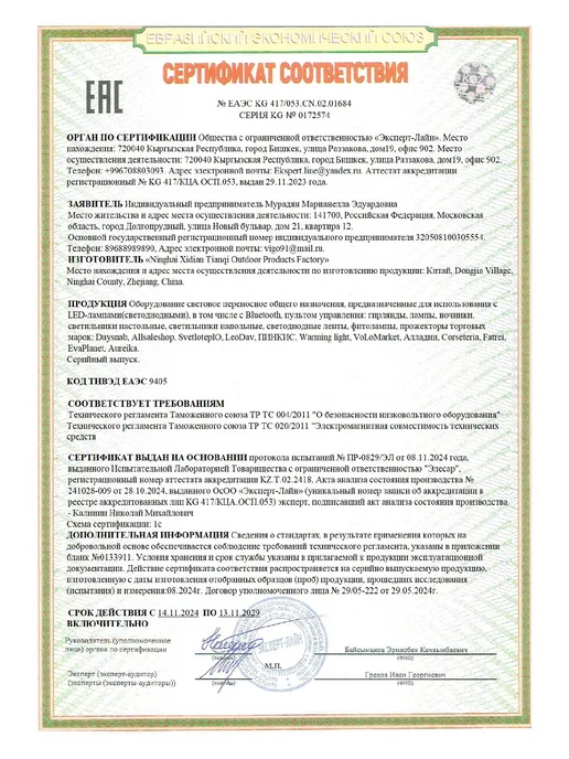 EvaPlanet Новогодний музыкальный фонарь со снегом 23 см, белый, фото 7