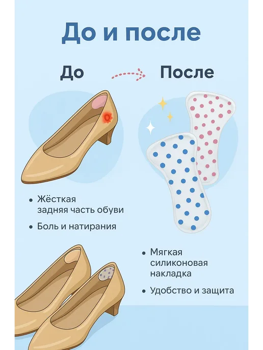 Зозоля Накладки в обувь от мозолей и натирания, 2 шт, фото 5