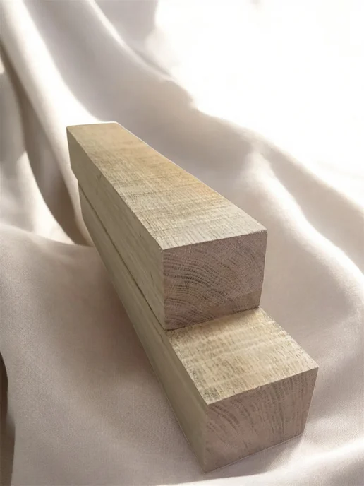 Дуб необработанный бруски 70х7х5 см 2 шт, 60x7x5 см, 2 шт, фото 2