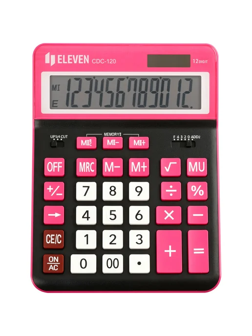 Калькулятор ELEVEN CDC-120-BK 12 разряд, черный, 12 разрядов, фото 2