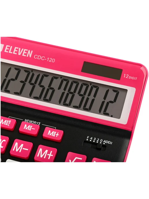 Калькулятор ELEVEN CDC-120-BK 12 разряд, черный, 12 разрядов, фото 4