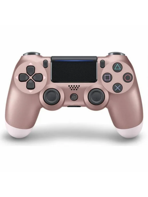 Нет бренда Геймпад беспроводной для PS4 ПК Розовое золото без коробки, розовый