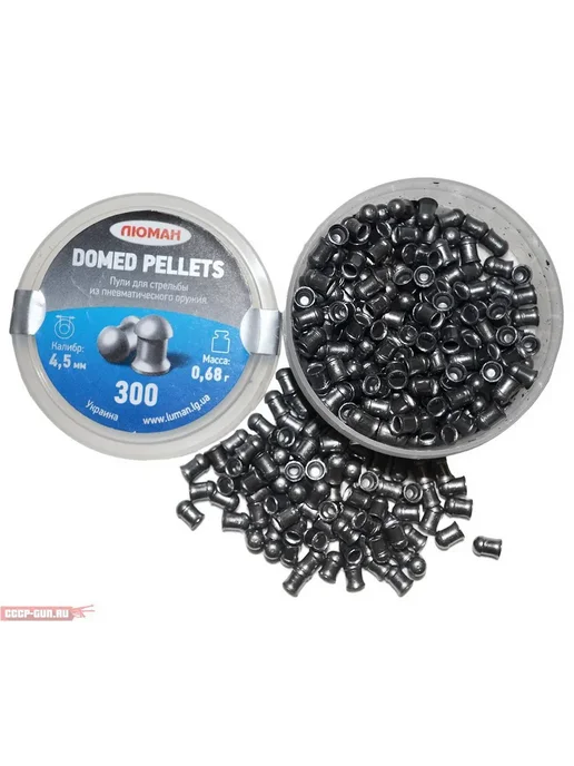 Люман Пули пневматические Domed Pellets 4.5 мм 300 шт, 0.68 г, 0,57 г, фото 7