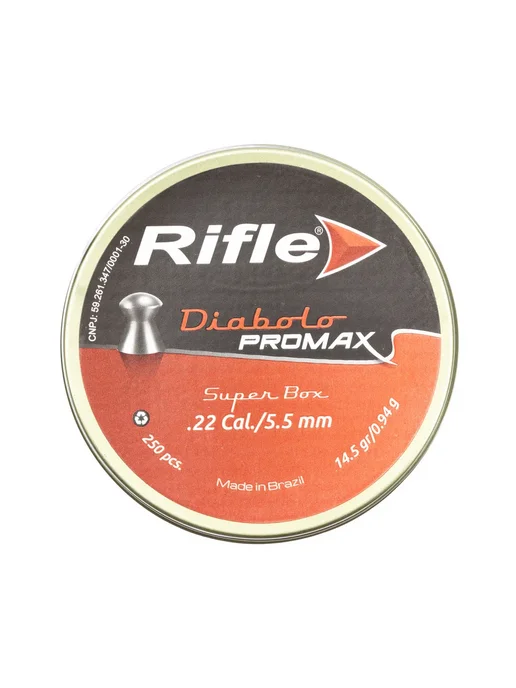 Пули пневматические Rifle Diabolo Promax 5.5 мм (250 шт, 0.9, 250 шт, фото 6