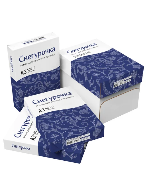 Бумага Снегурочка A3, 500 листов, 1 пачка, фото 2