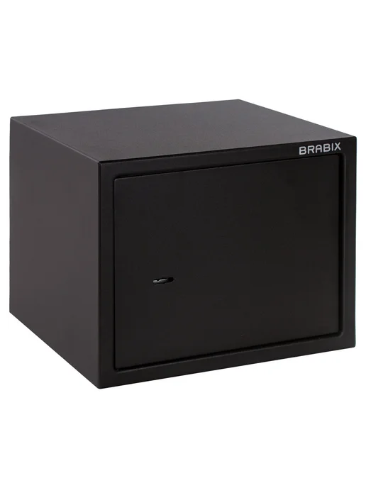 BRABIX Сейф мебельный SF-280KL 280х350х300 мм ключевой замок черный, 280x350x300 мм, фото 2