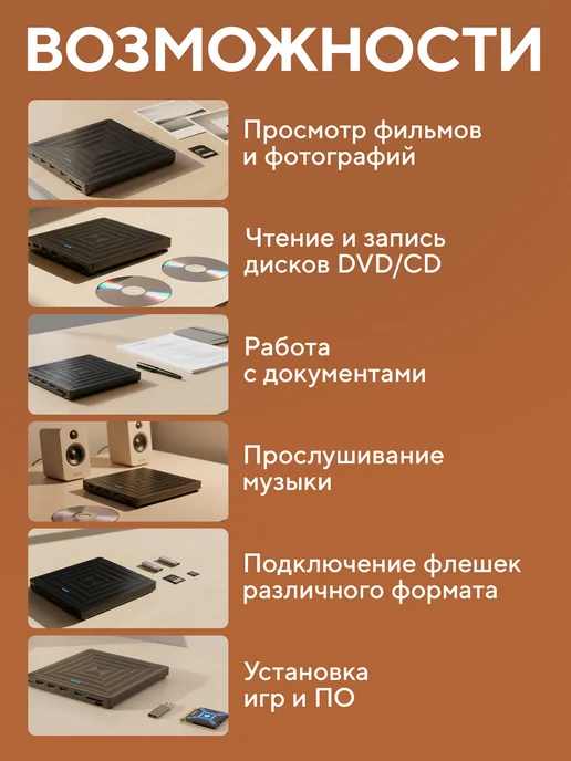 Conflate Внешний дисковод для ноутбука, вариант, фото 3