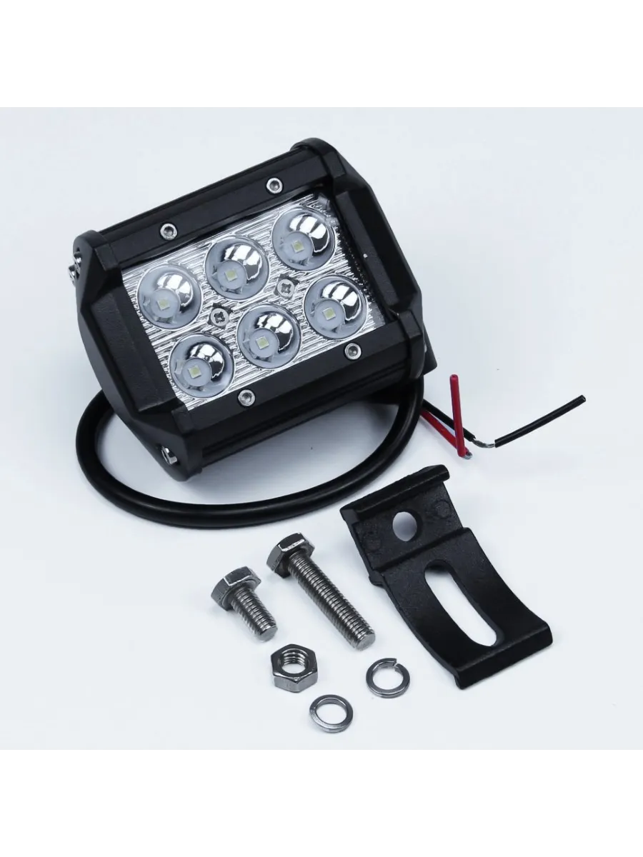 Фара п/т универ.DF-019-18W 4" 6SMD LED