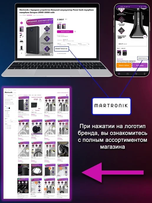 Martronik Беспроводная видеоняня радионяня с экраном, голубой, фото 7