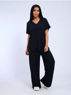 Костюм лапша с брюками трикотажный