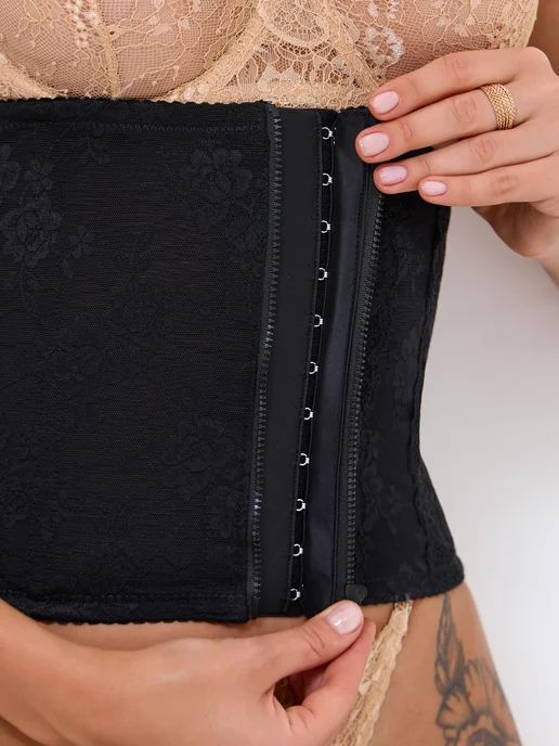 HALVA corsets Корсет утягивающий живот и талию, черный, фото 6