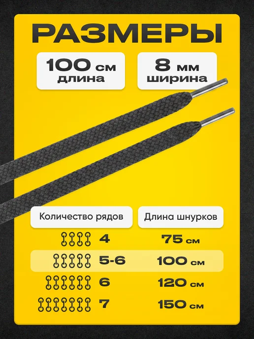 Шнурки белые 100 см 1 пара, серый, фото 2