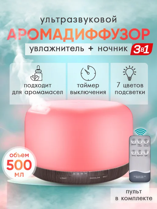 Ароматизатор для дома автоматический увлажнитель воздуха, белый