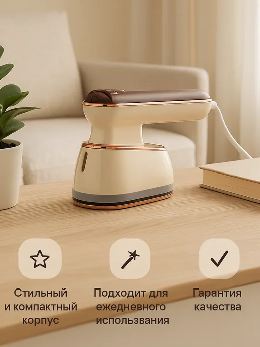 ТА1612 Ручной отпариватель 3 в 1 800Вт для одежды и штор, 800 Вт, фото 4