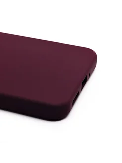 Чехол Xiaomi Poco C65 (2310FPCA4G) силиконовый Soft Touch 4 Promise mobile. Цвет бордовый. Вид 5.