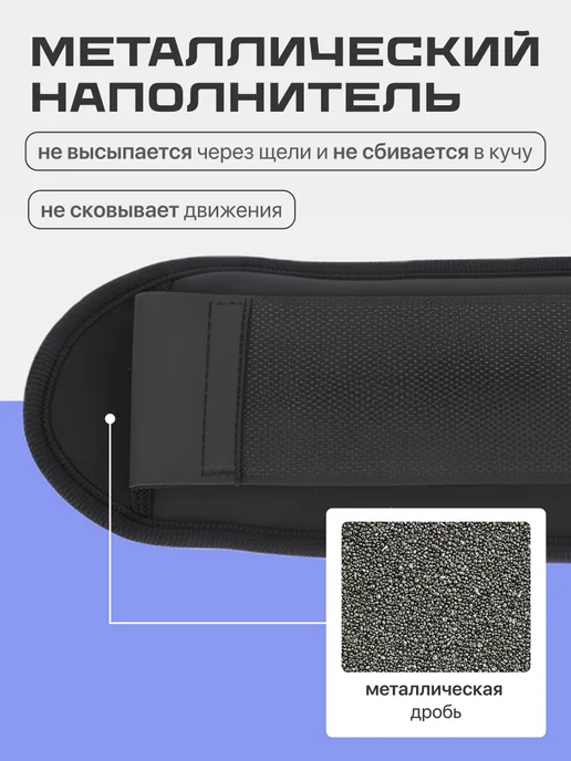 Shark Fit Утяжелители для рук и ног по 5 кг, 2 штуки, 2 шт, 1 кг, фото 2