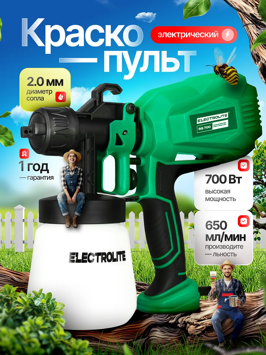 Краскопульт электрический SG 700