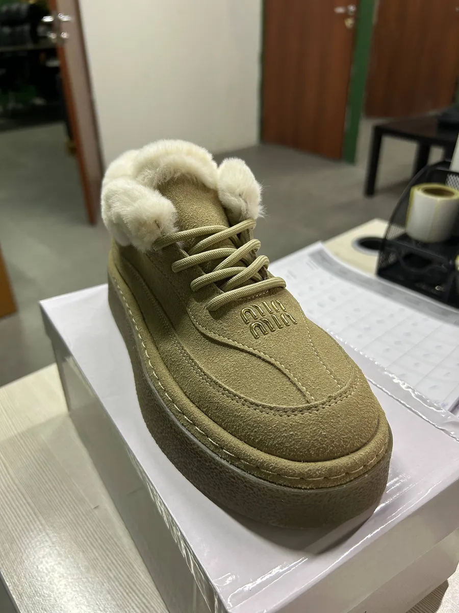 Полуботинки зимние Miu Miu