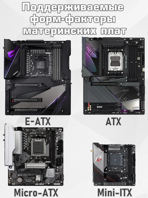 GAMEMAX Корпус для ПК Black Hole MFG. A363-TB, черный, фото 3