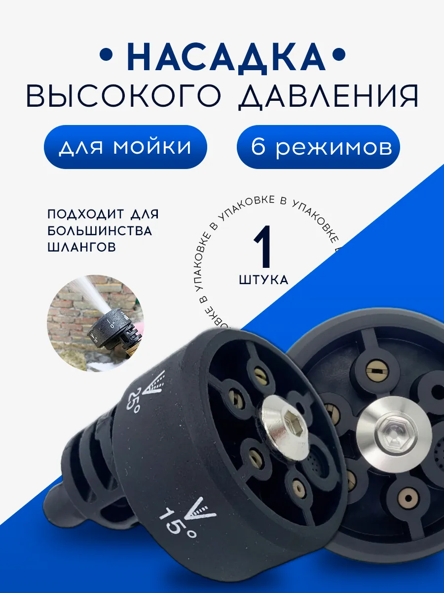 Насадка на мойку высокого давления, 6в1