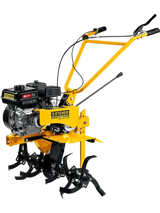 STEHER Мотоблок бензиновый мощный без колес редукторный GT-330 L, вариант