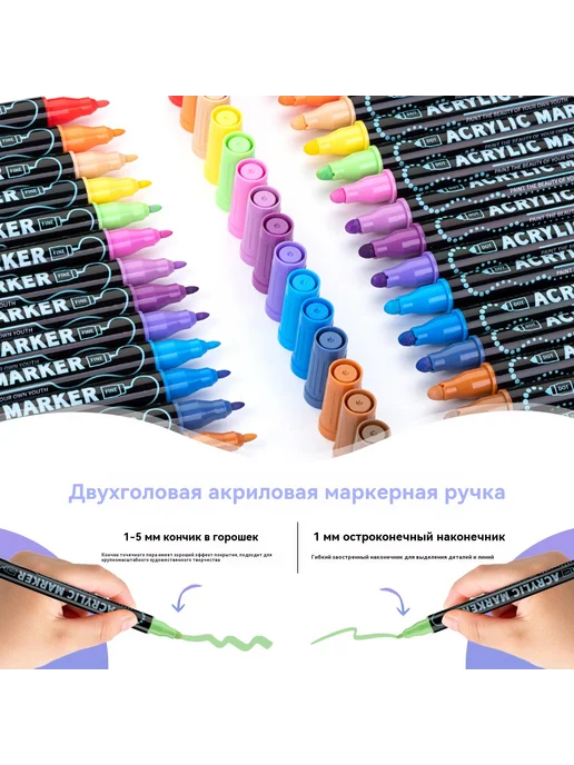 Цветные маркерные ручки, вариант, фото 2