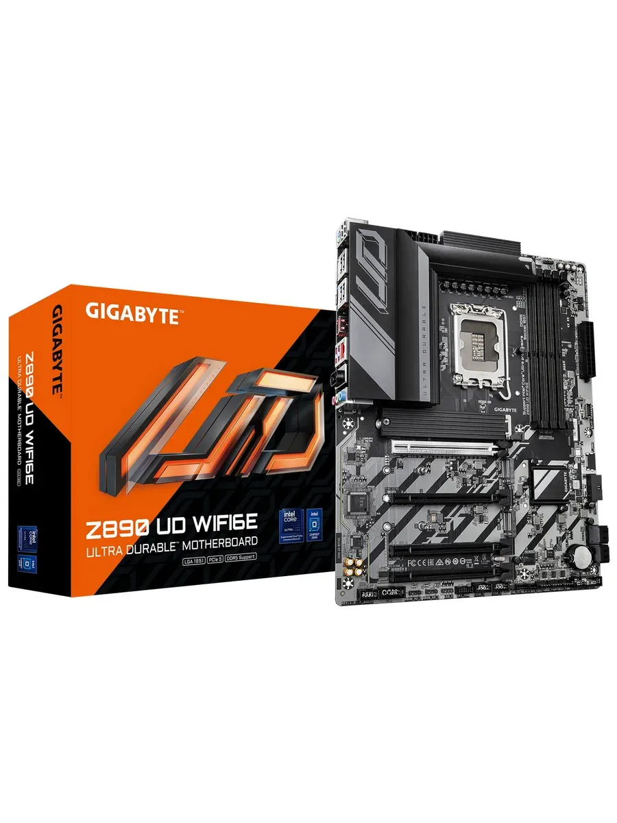 Материнская плата Z890 UD WIFI6E LGA1851 Intel Z890 ATX RTL Gigabyte 556467232 купить за 21 803 ₽ в интернет‑магазине Wildberries