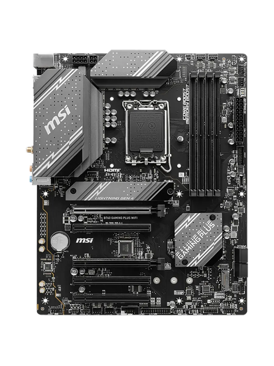 Материнская плата B760 GAMING PLUS WIFI LGA1700 Intel B760 A MSI 556467303 купить в интернет‑магазине Wildberries