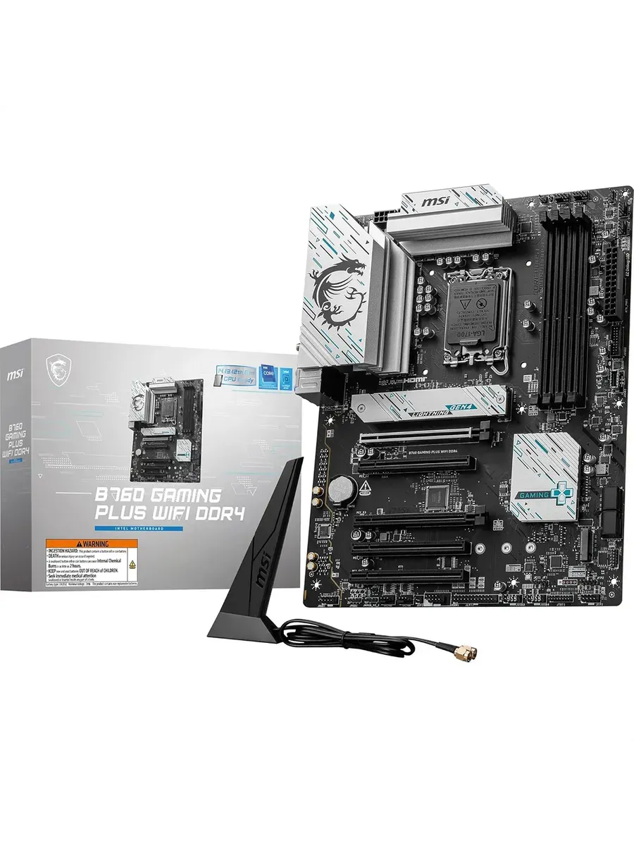 Материнская плата B760 GAMING PLUS WIFI DDR4 LGA1700 Intel B MSI 556467461 купить в интернет‑магазине Wildberries